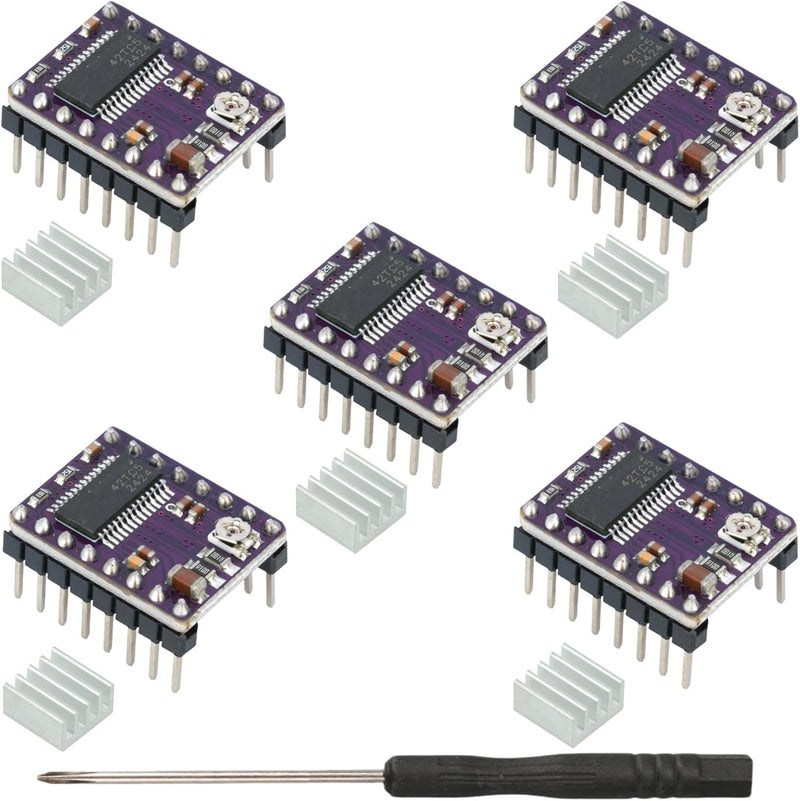 MTDELE 5Pcs Stepper Motor Driver Module Compatible with for DRV8825 3D Printer Ramps 1.4 StepStick - Image 1